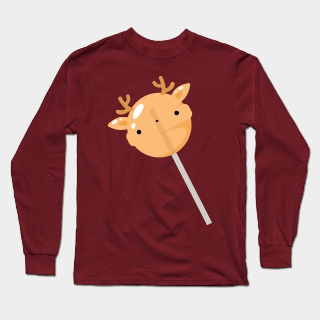 Deer lollipop Long Sleeve T-Shirt by Nikamii